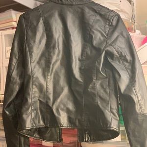 kaari blue leather jacket